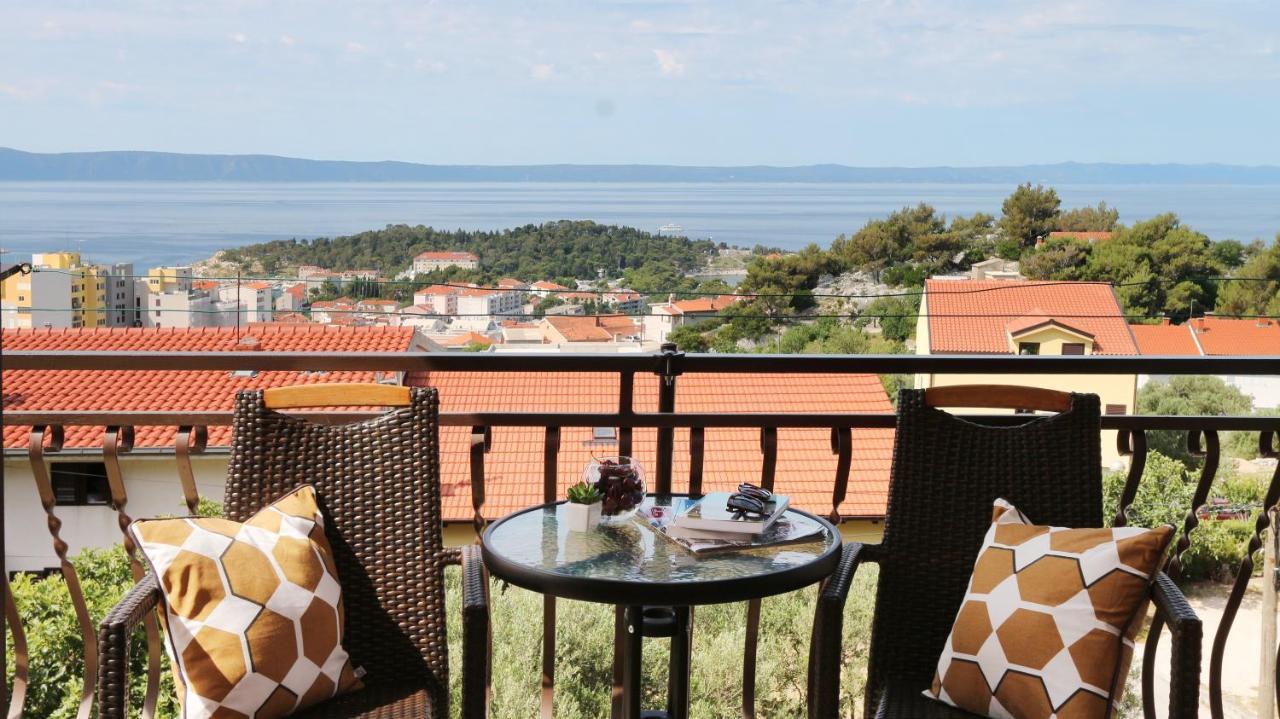 Apartment Iva With Sea View มาคาร์สกา ภายนอก รูปภาพ